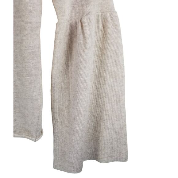 John & Jenn Super Soft Heathered Beig Bell Sleeve Sweater Women's Sz M - Picture 2 of 4